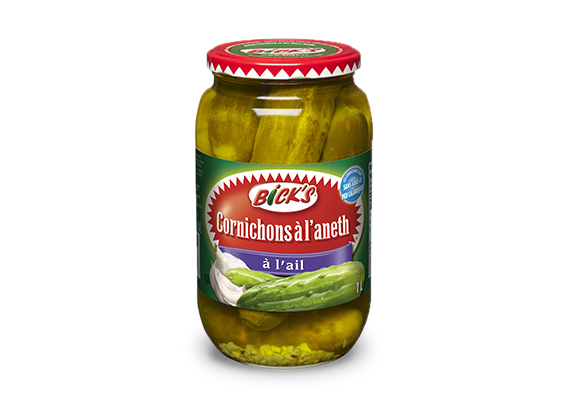 Cornichons à l'aneth à l'ail <strong>Bick’s<sup>®</sup></strong>