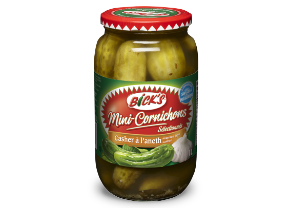 Mini-Cornichons casher à l'aneth <strong>Bick’s<sup>®</sup> </strong>