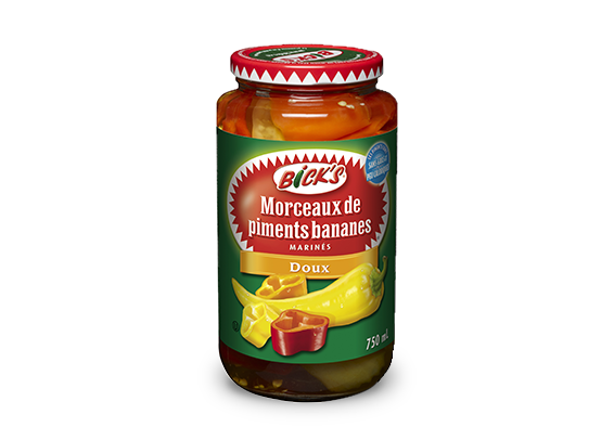 Morceaux de piments bananes Doux <strong>Bick’s<sup>®</sup></strong>