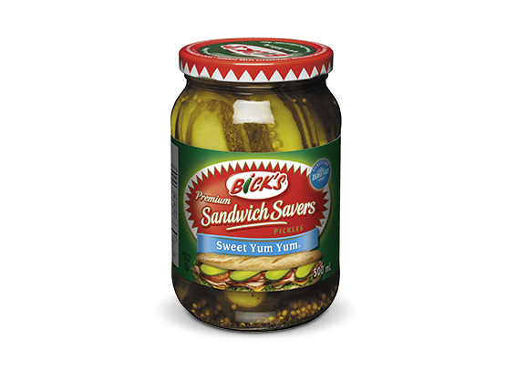 Product Image of <strong>Bick’s<sup>®</sup> Sandwich Savers  Yum Yum<sup>®</sup></strong> Sweet Pickles