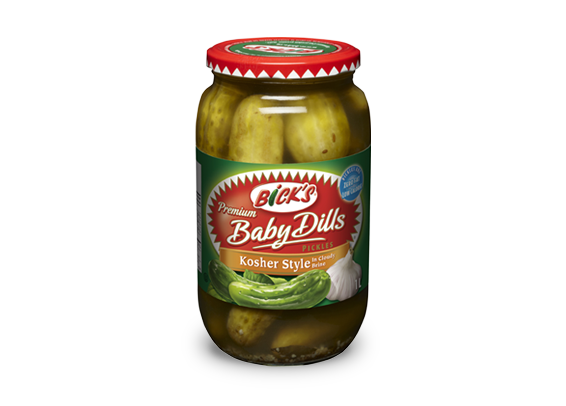 Product Image of <strong>Bick’s<sup>®</sup></strong> Kosher Style Baby Dill Pickles