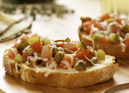 Recipe Image of Gherkin Bruschetta