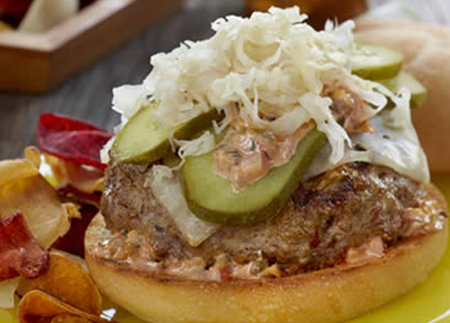 Recipe Image of The Reuben Burger