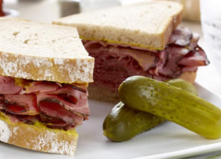 Recipe Image of Deli Sandwich and a Dill 