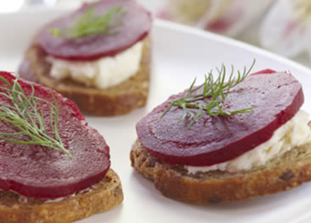Beet & Horseradish Bites