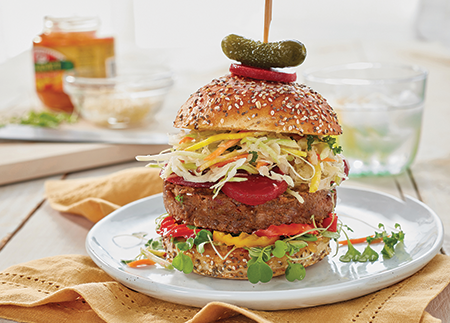 Edgy Veggie Pickle Burger 