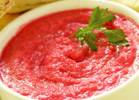 Recipe Image of Pickled Beet Hummus